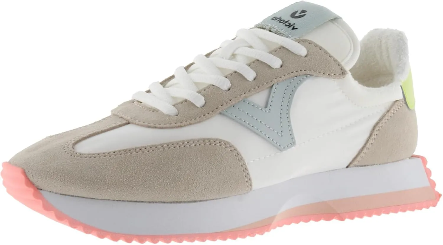 victoria Women's Cosmos Suede & Nylon Neon Sneaker