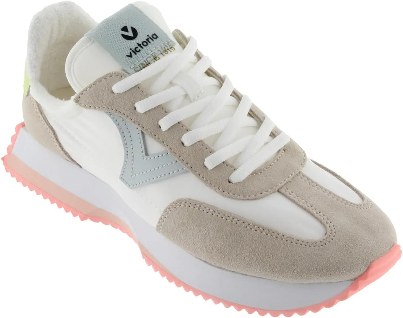 victoria Women's Cosmos Suede & Nylon Neon Sneaker