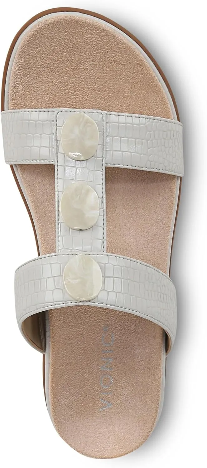Vionic Serra Women's T-Strap Slip-on Supportive Sandal