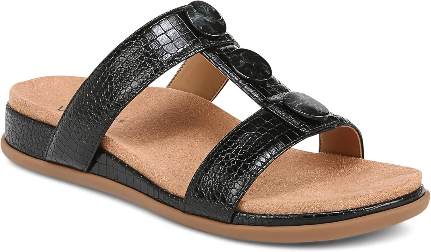 Vionic Serra Women's T-Strap Slip-on Supportive Sandal
