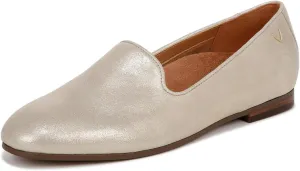 Vionic Women’s North Willa Comfort Flats- Supportive Slip-On Walking Flats with Arch Support Gold Metallic Leather 9.5 Medium