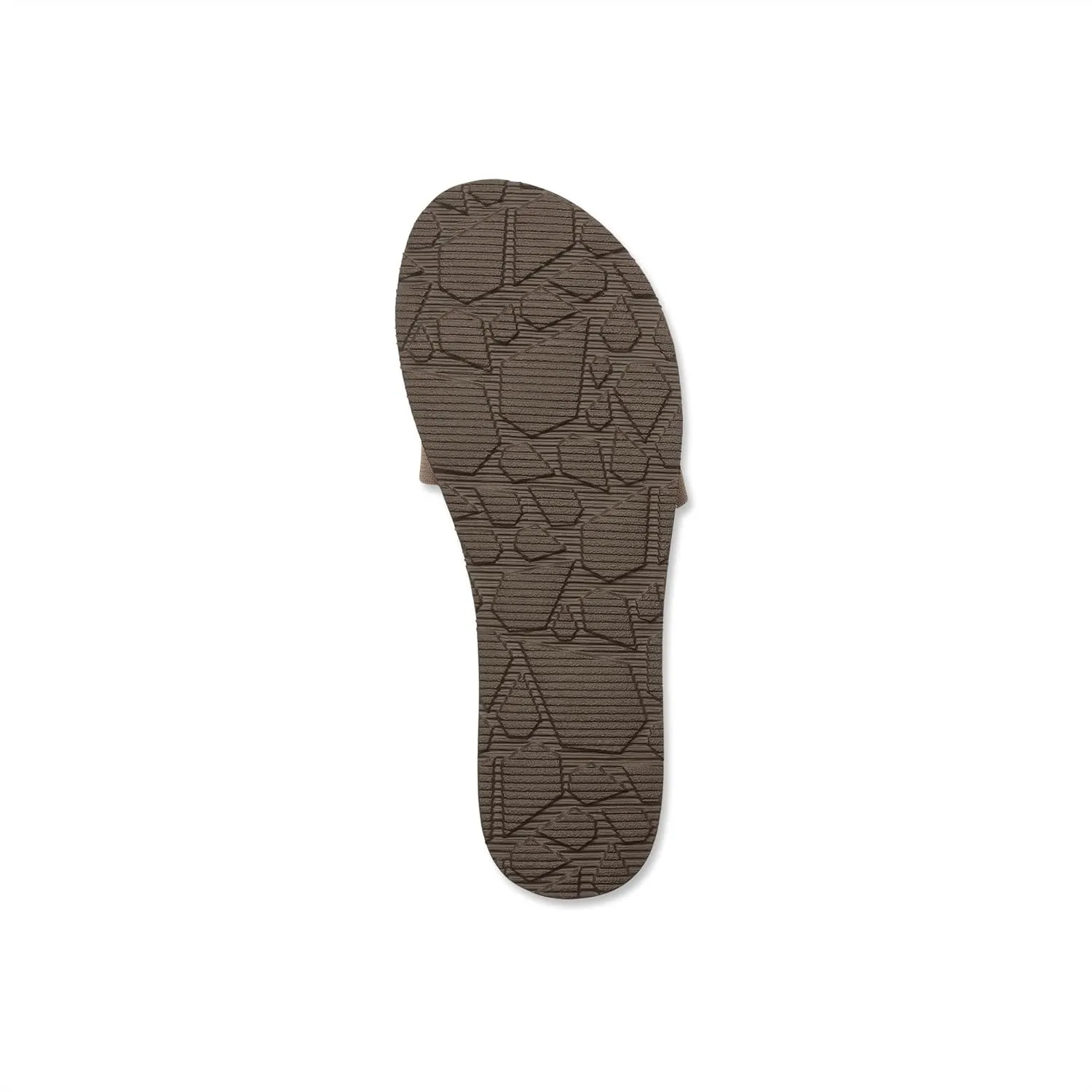 Volcom Women's Simple Synthetic Leather Strap Slide Sandal