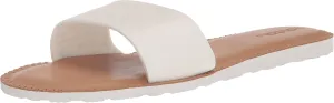 Volcom Women's Simple Synthetic Leather Strap Slide Sandal