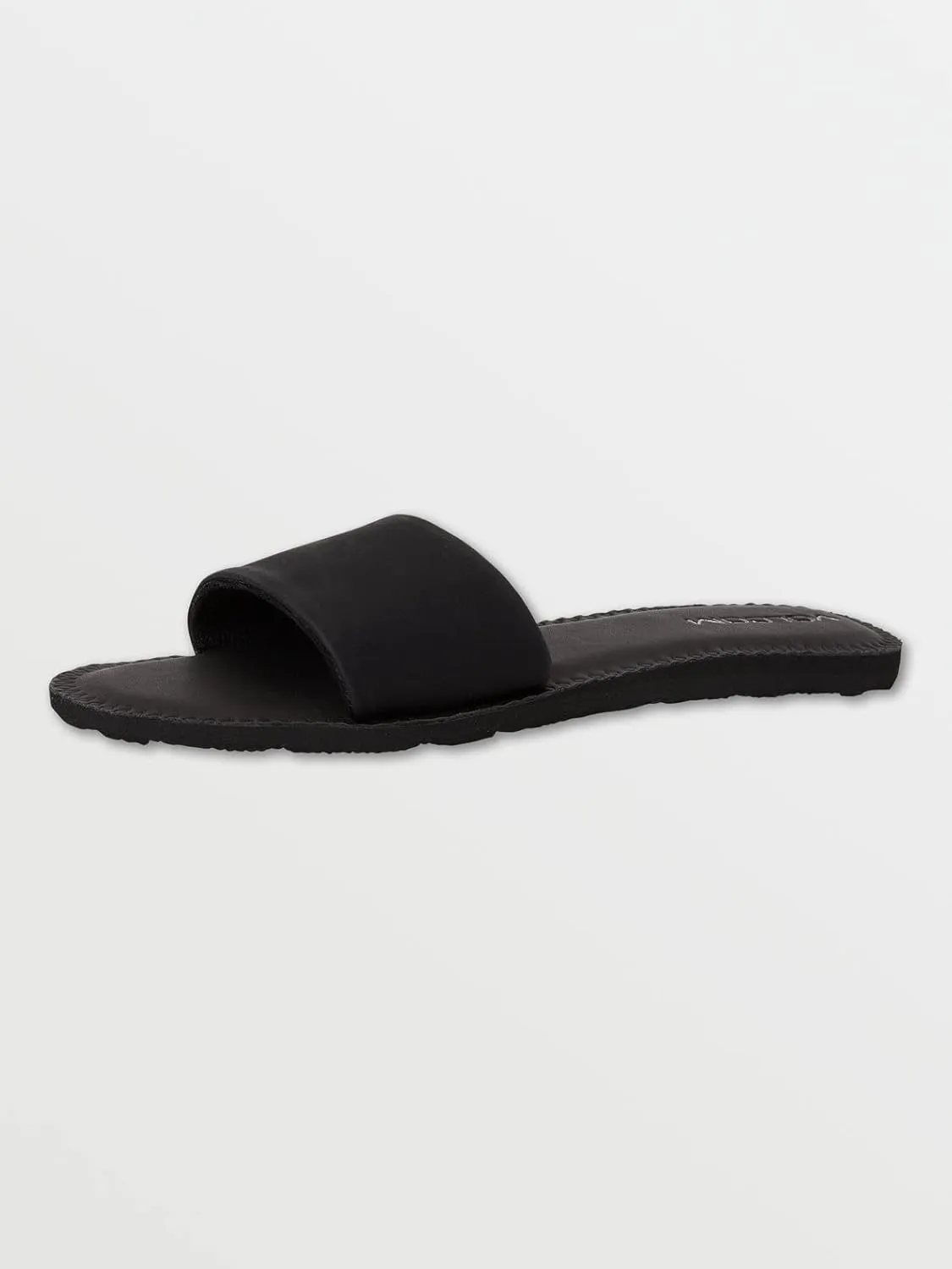 Volcom Women's Simple Synthetic Leather Strap Slide Sandal
