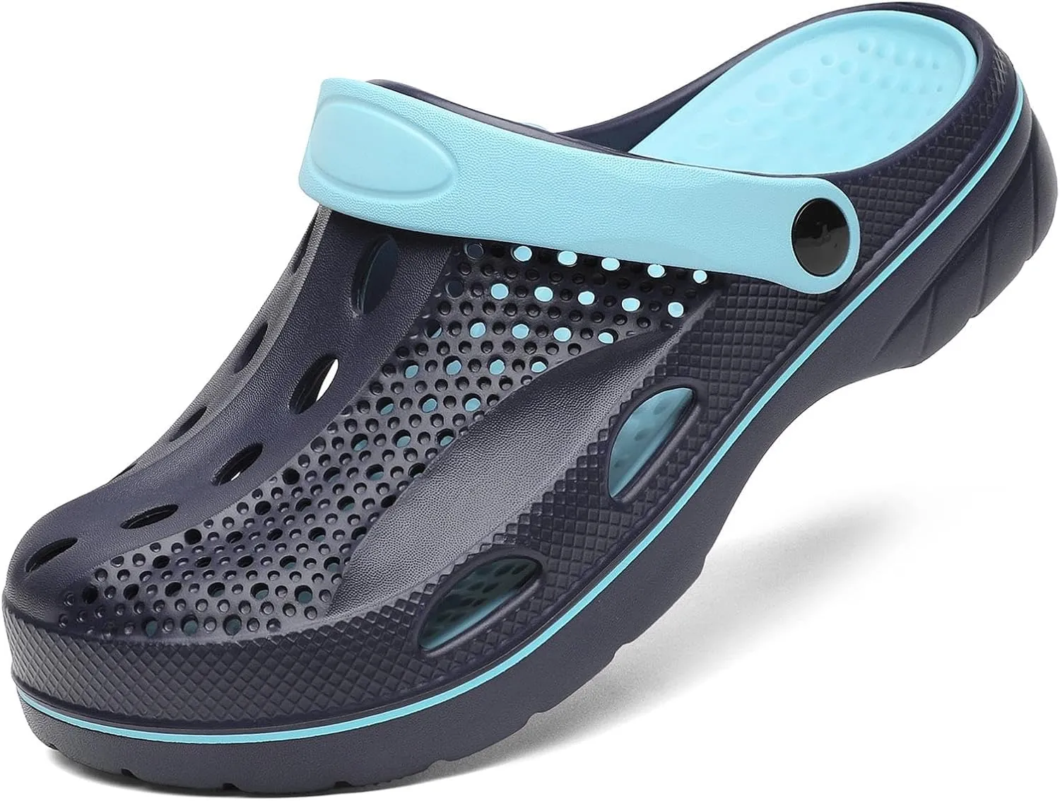 VZQ Women and Men Arch Support Clogs Slip-on Garden Shoes Outdoor Beach Slippers Sandals with Plantar Fasciitis Feet Cushion Insoles