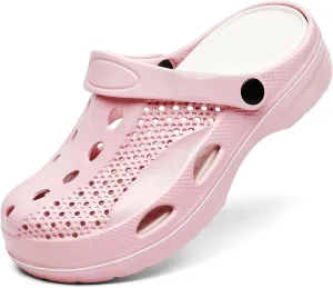 VZQ Women and Men Arch Support Clogs Slip-on Garden Shoes Outdoor Beach Slippers Sandals with Plantar Fasciitis Feet Cushion Insoles