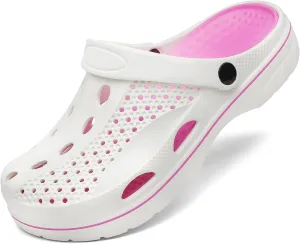 VZQ Women and Men Arch Support Clogs Slip-on Garden Shoes Outdoor Beach Slippers Sandals with Plantar Fasciitis Feet Cushion Insoles