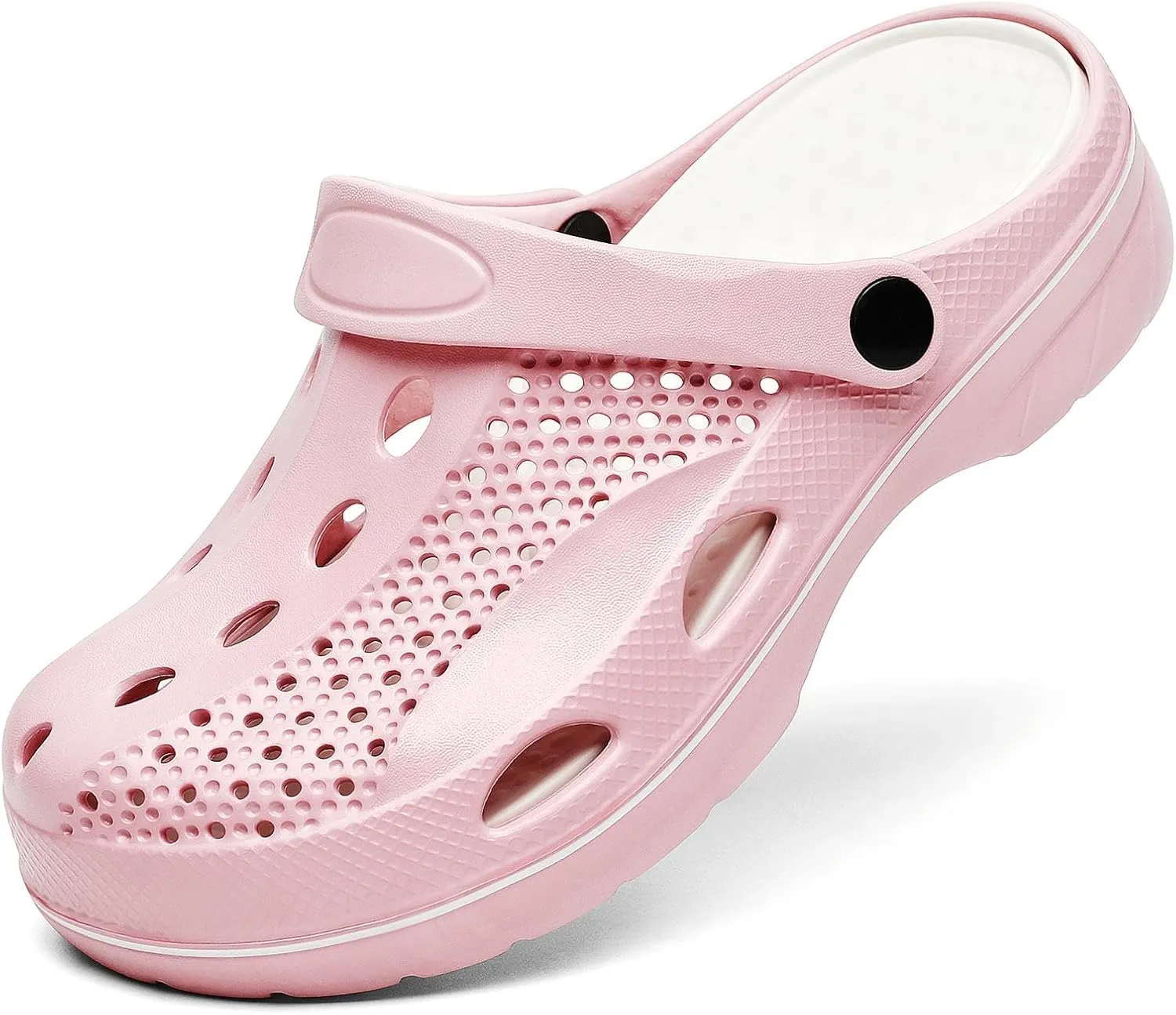 VZQ Women and Men Arch Support Clogs Slip-on Garden Shoes Outdoor Beach Slippers Sandals with Plantar Fasciitis Feet Cushion Insoles