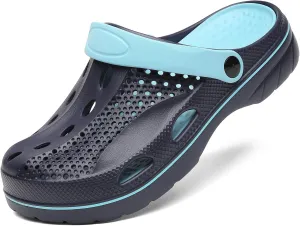VZQ Women and Men Arch Support Clogs Slip-on Garden Shoes Outdoor Beach Slippers Sandals with Plantar Fasciitis Feet Cushion Insoles