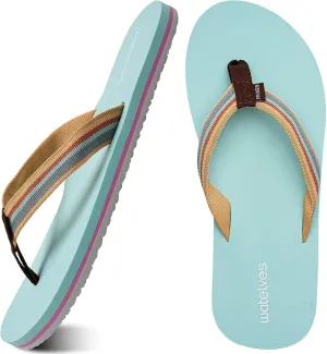 WateLves Womens-Flip-Flops-Thong-Sandals-Beach-Shoes Light and Comfortable for Vacation