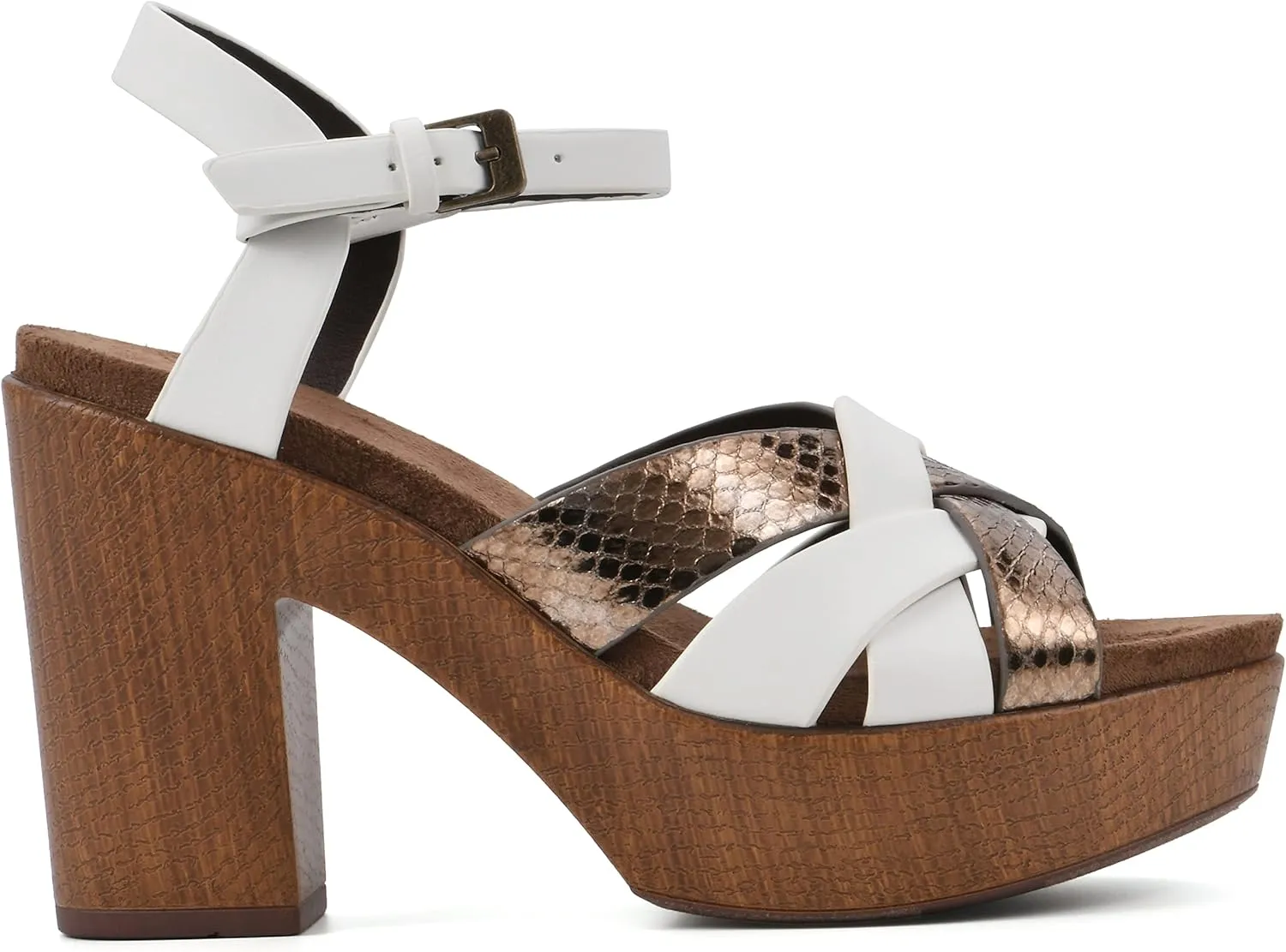 WHITE MOUNTAIN Women's Achiever Platform Clog