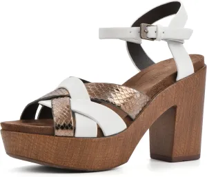 WHITE MOUNTAIN Women's Achiever Platform Clog