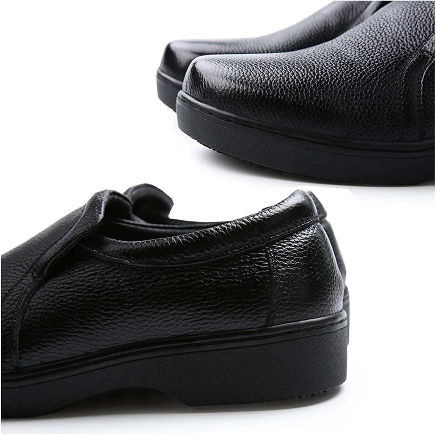 Wide Chef Shoes Men's, Men Fashion Slip Resistant Waterproof Chef Kitchen Kitchen Shoes, Comfortable Breathable Slip-On Garden Work Clog, for Kitchen, Restaurant, Garden