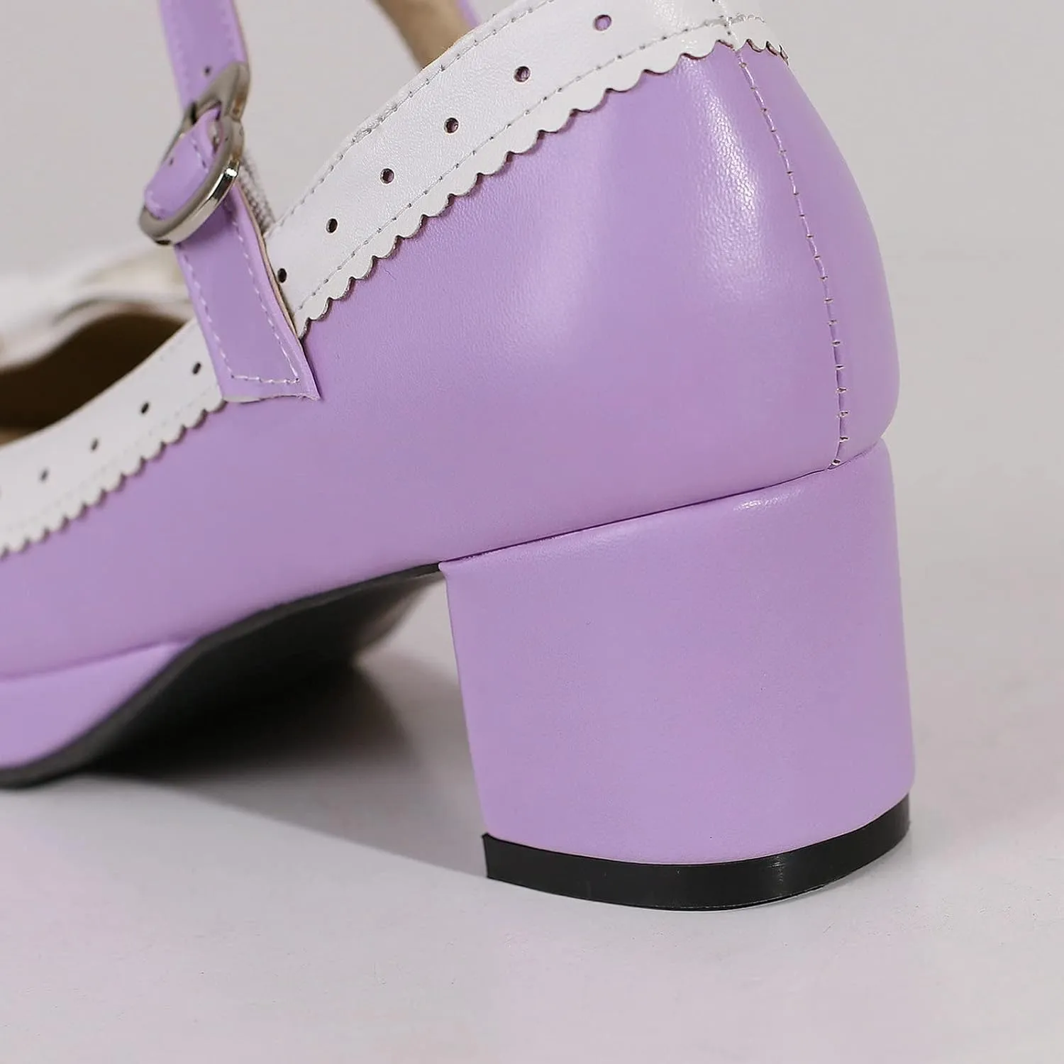 Women Bow Mary Jane Shoes Kawaii Pumps Platform Chunky Heeled Vintage Pumps Elegant Lolita Dress Shoes