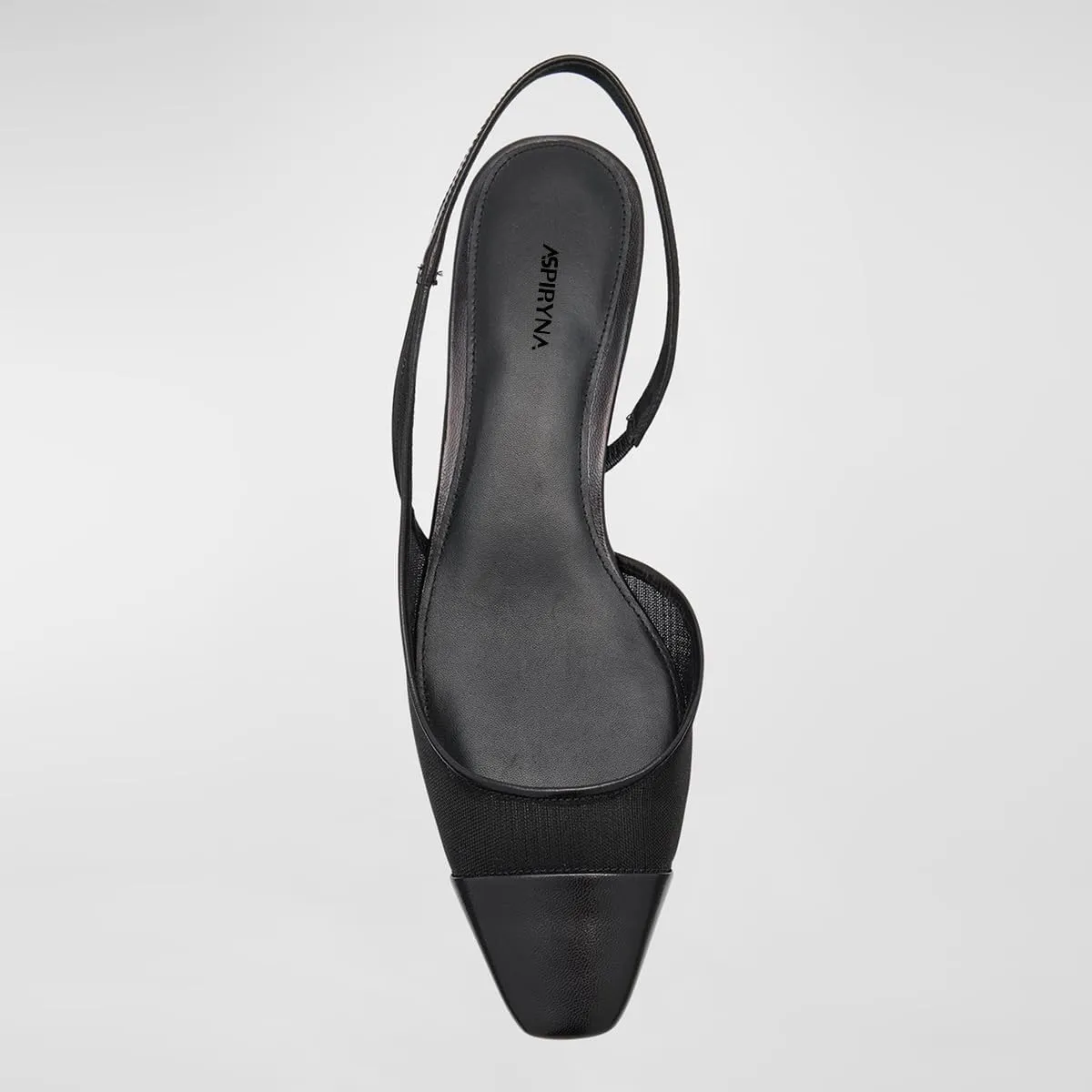 Women Closed Square Cap Toe Slingback Pumps Slip on Chunky Block Low Heels Stylish Dating Party Dress Shoes Size 4-16 US