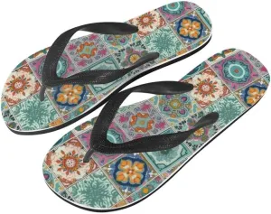 Women Galaxy Flip Flop Sandal, Animal Skull Butterfly Hotel Travel Footwear Comfort Slippers Flip Flop Sandals