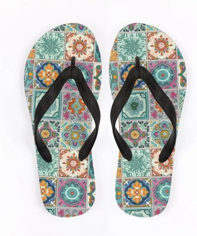 Women Galaxy Flip Flop Sandal, Animal Skull Butterfly Hotel Travel Footwear Comfort Slippers Flip Flop Sandals