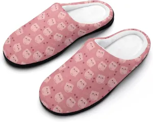 Women House Slippers Ladies Christmas Cotton Slippers Memory Foam Clog Slippers Non-Slip Warm Indoor Outdoor Shoes