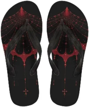 Women Retro Flip Flop Sandal Ginkgo Leaves Casual Thong Sandals Rose Feather Couple Beach Sandals Indoor or Outdoor