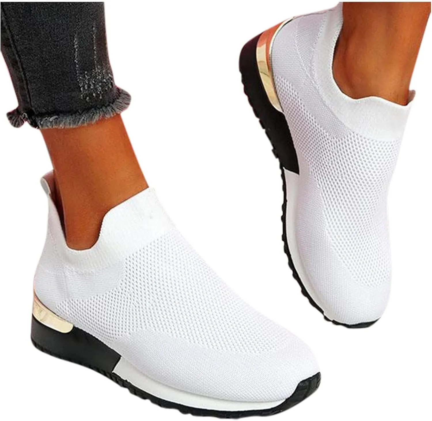 Women Running Shoes Lightweight Tennis Shoes Non Slip Mens Dress Shoes Walking Ladies Casual Shoes Waterproof Sneakers Waterproof Tennis Shoe Cross Trainer Shoe