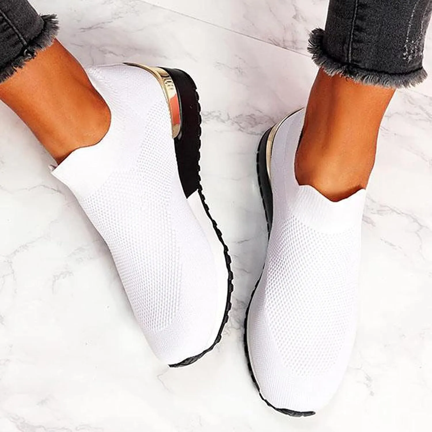 Women Running Shoes Lightweight Tennis Shoes Non Slip Mens Dress Shoes Walking Ladies Casual Shoes Waterproof Sneakers Waterproof Tennis Shoe Cross Trainer Shoe