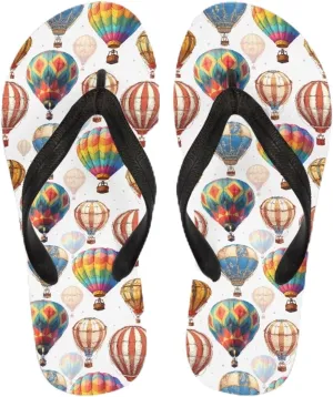 Women Tribal Flip Flop Sandal, Rose Soft Flip-Flop Slides Comfort Corgi Dog Pattern Fit Comfortable Ladies Slip