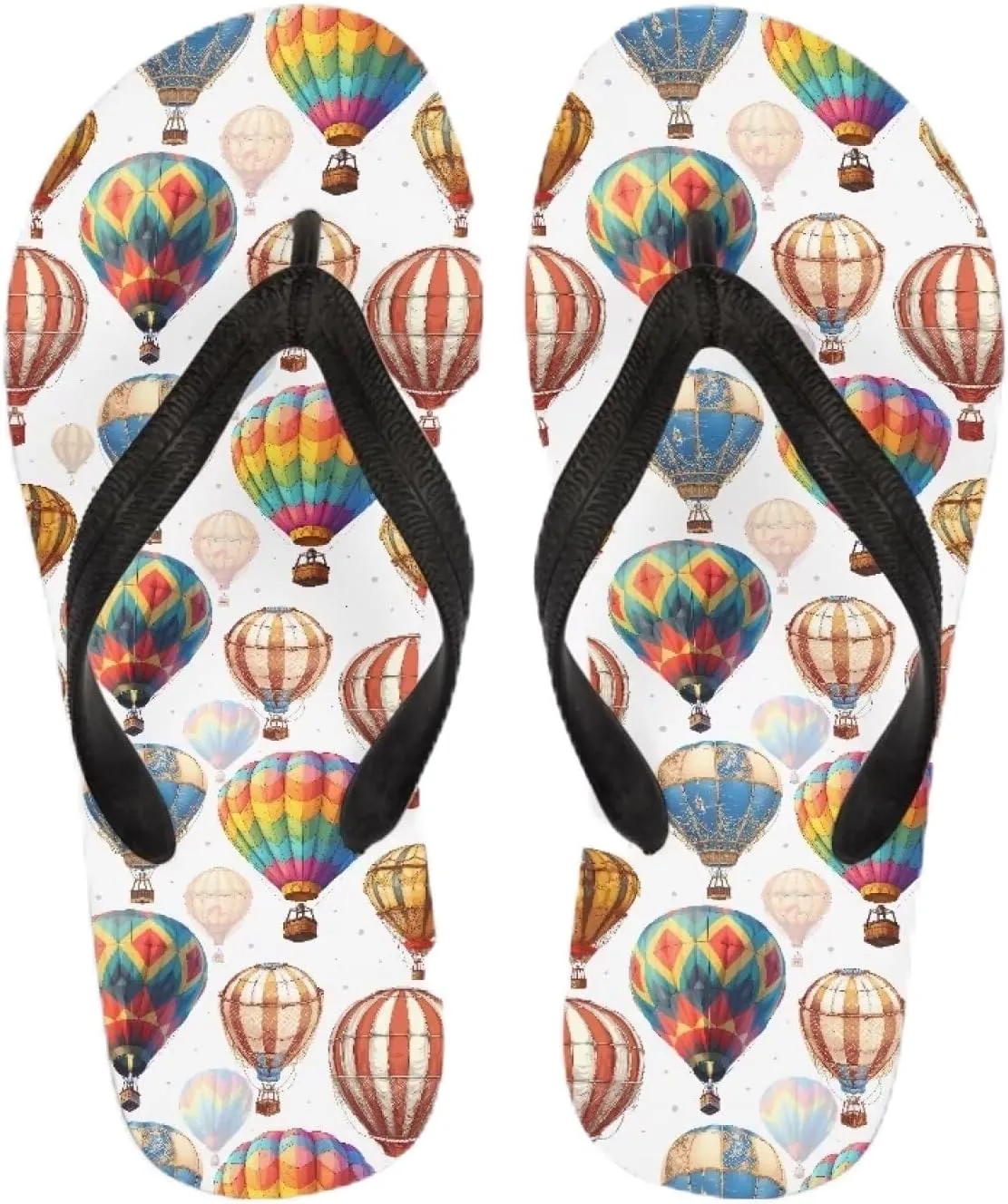 Women Tribal Flip Flop Sandal, Rose Soft Flip-Flop Slides Comfort Corgi Dog Pattern Fit Comfortable Ladies Slip