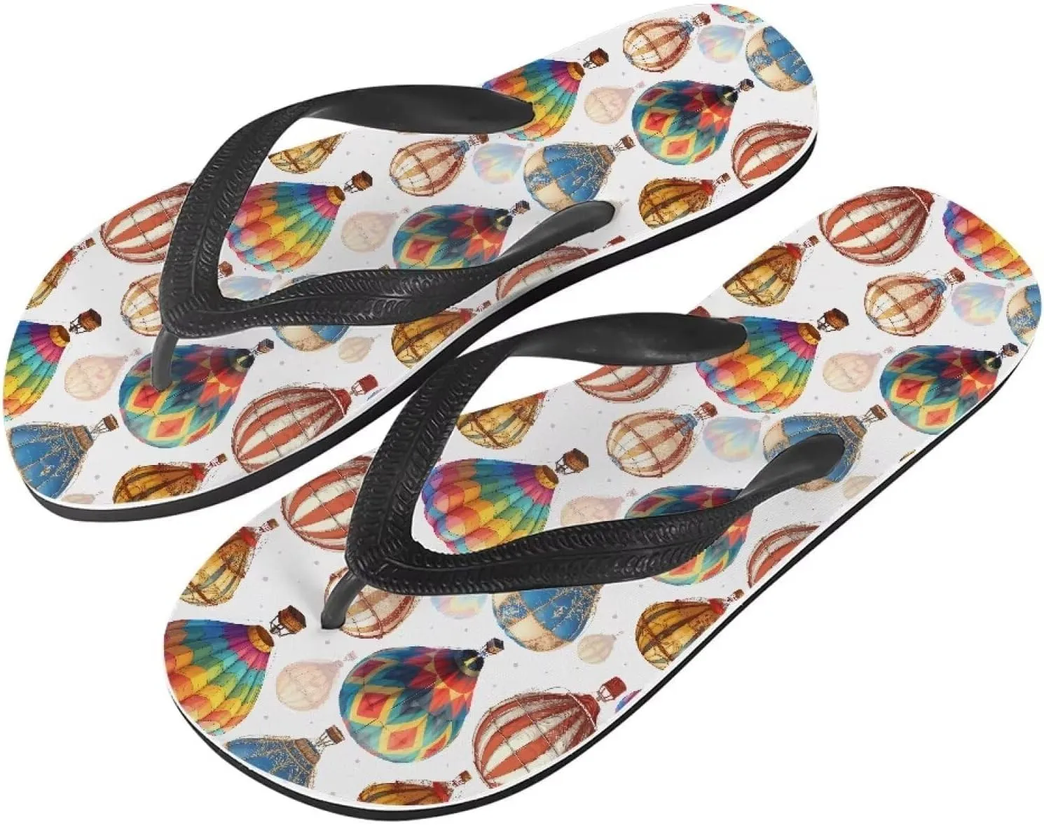 Women Tribal Flip Flop Sandal, Rose Soft Flip-Flop Slides Comfort Corgi Dog Pattern Fit Comfortable Ladies Slip