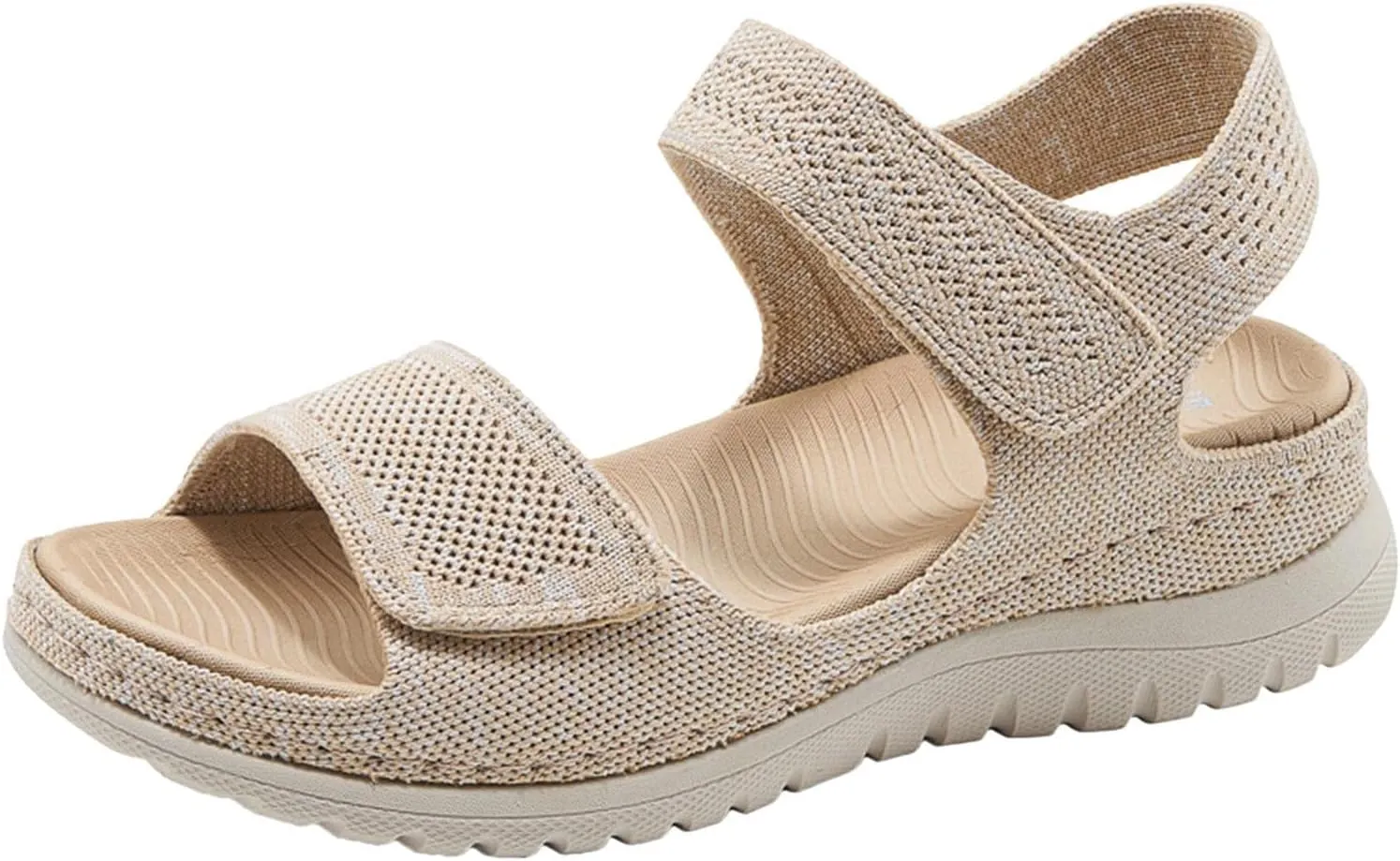 Women's Comfortable Sandals, Trendy Casual Shoes, Sporty with Open Toe Summer Platform, Elegant Beach Ultra-Thin Mules