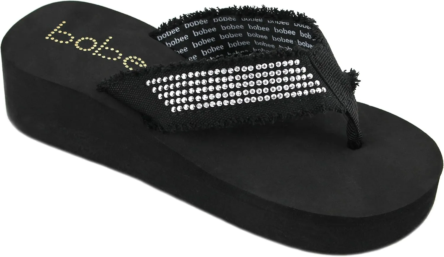 Women's Fashion Platform Wedge Thong Flip Flops Sandals