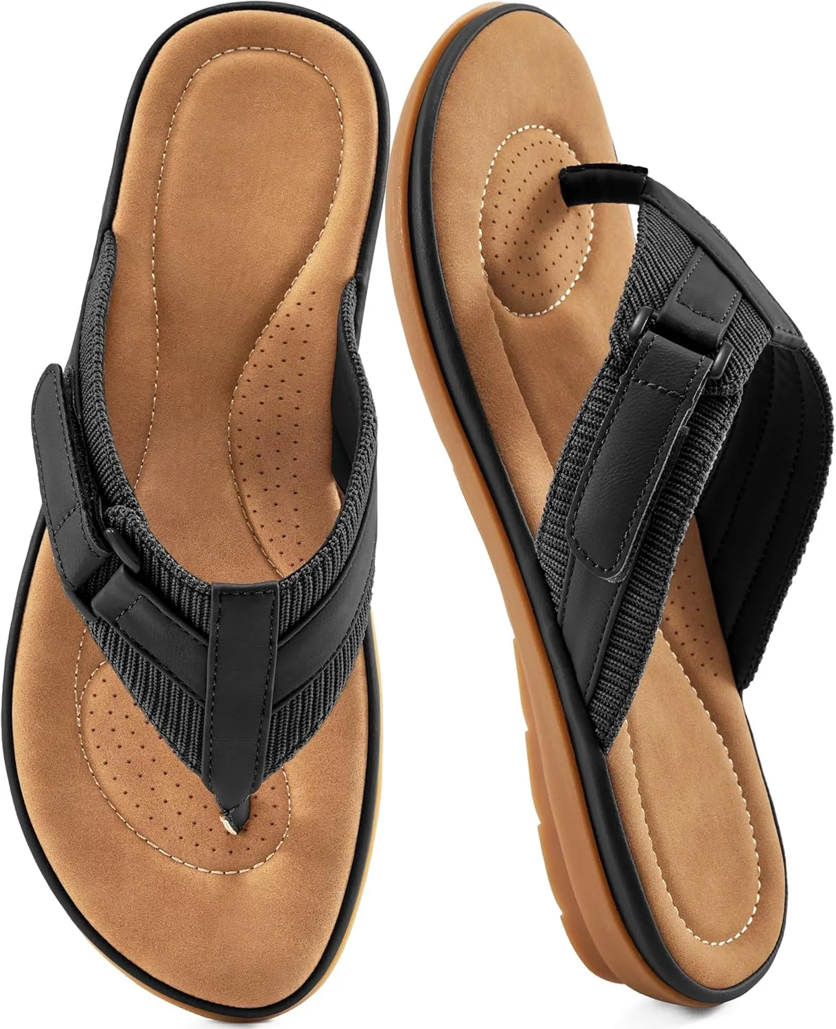 Womens Flip Flops Dressy : Comfortable Summer Thong Sandals - Ladies Casual Walking Shoes