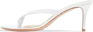 Womens Flip Flops Stiletto High Heels Sandals Fashion Thong Open Toe Round Toe Dress Sandals Slip on Slipper Backless Wedding Party Daily Wear Sandals