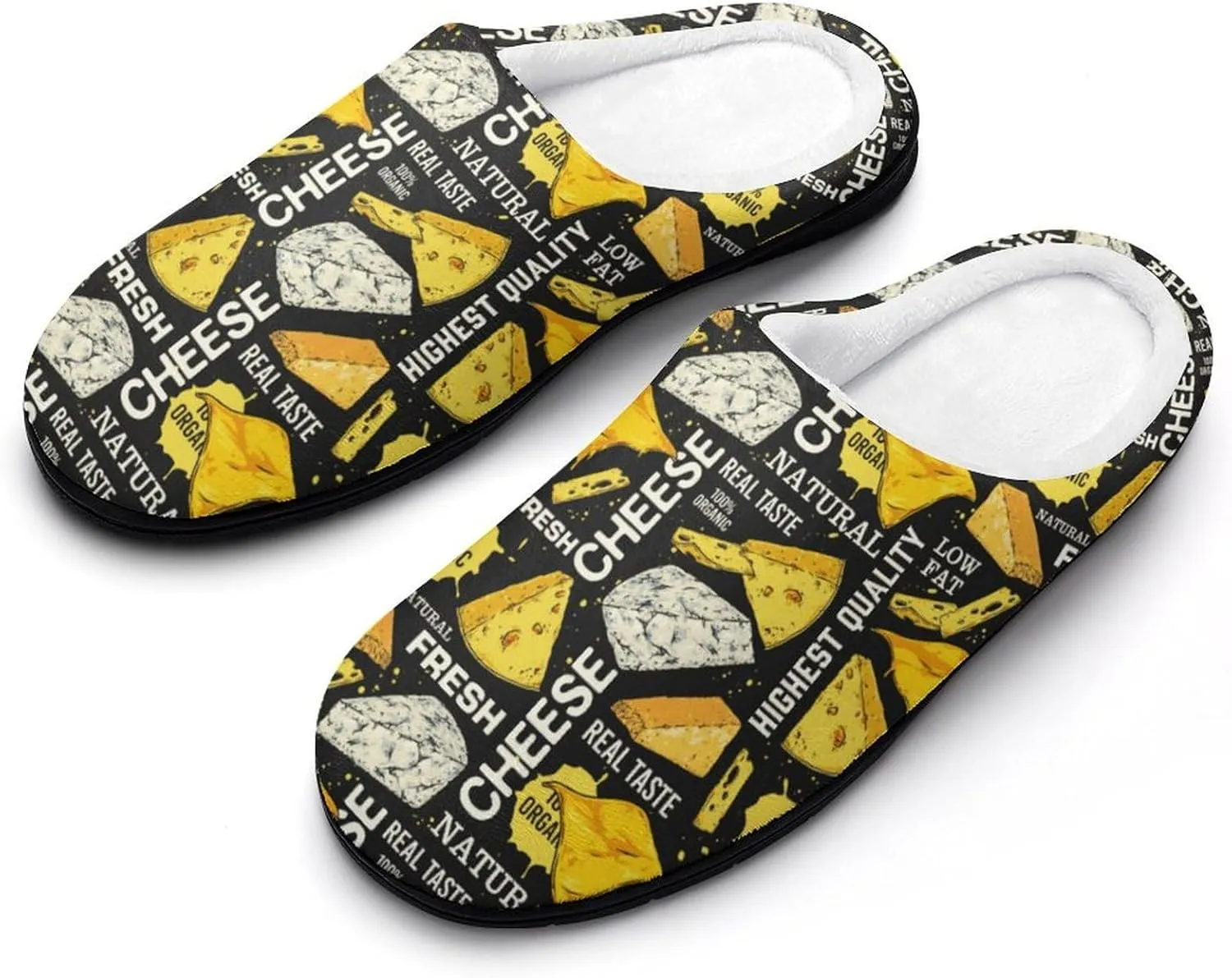 Womens Halloween Cotton Slippers Mens House Slippers Memory Foam Clog Slippers Non-Slip Sole Warm Indoor Outdoor Shoes