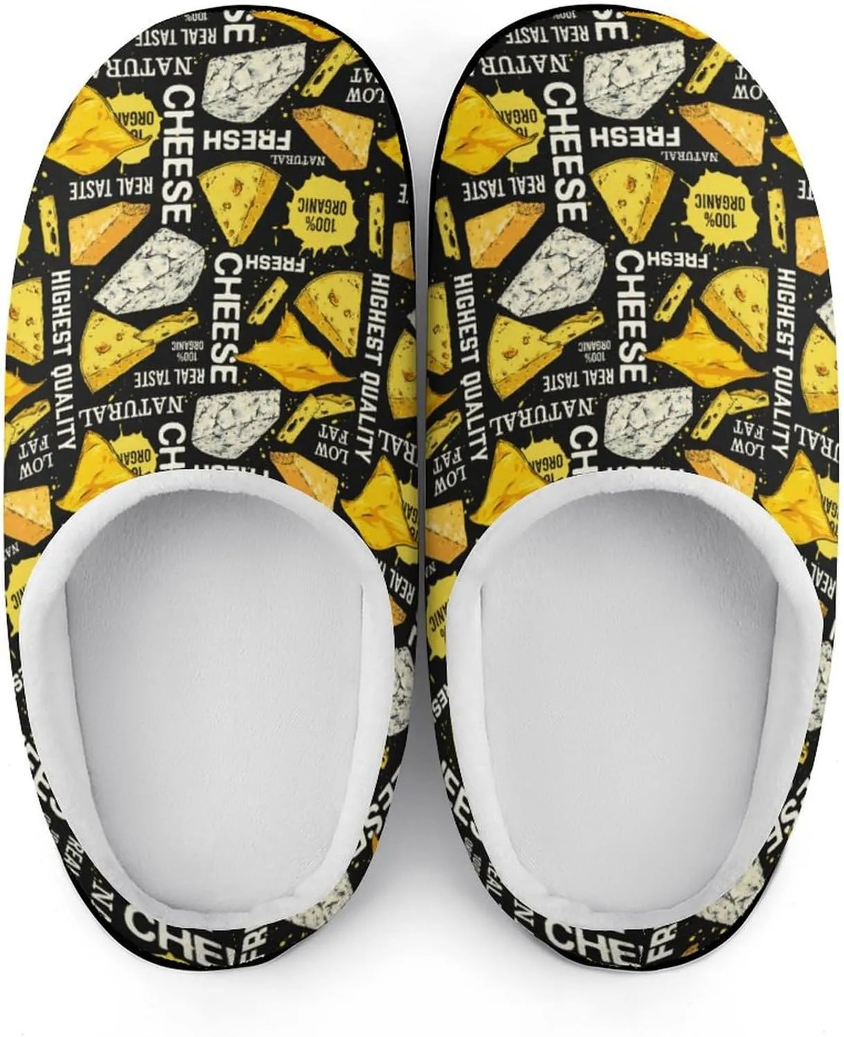 Womens Halloween Cotton Slippers Mens House Slippers Memory Foam Clog Slippers Non-Slip Sole Warm Indoor Outdoor Shoes