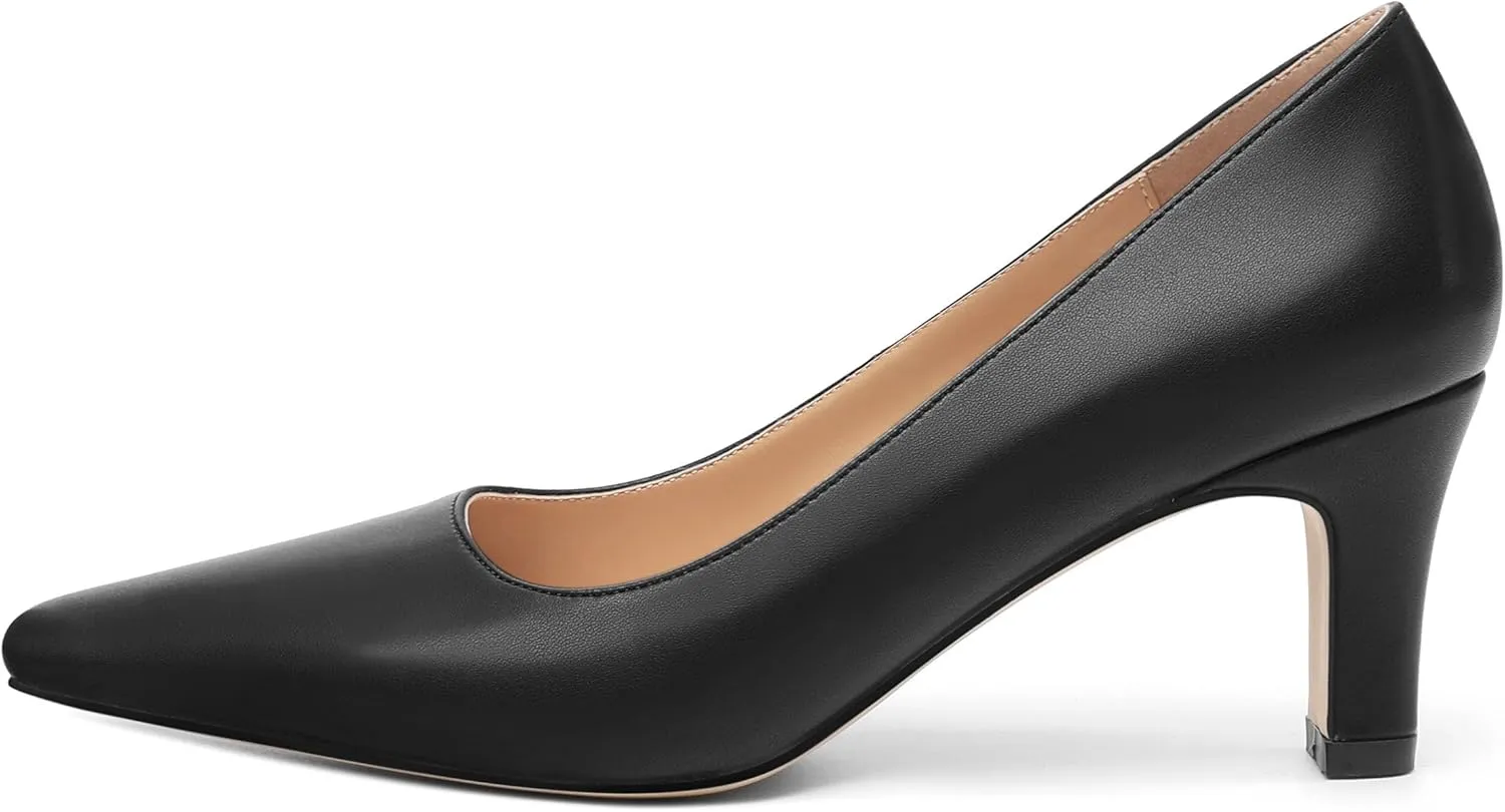 Women's High Heel Closed Toe Dress Shoes Chunky Heel Bridal Wedding Party Pumps Shoes