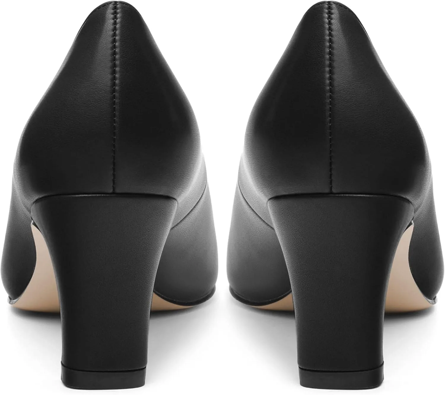 Women's High Heel Closed Toe Dress Shoes Chunky Heel Bridal Wedding Party Pumps Shoes