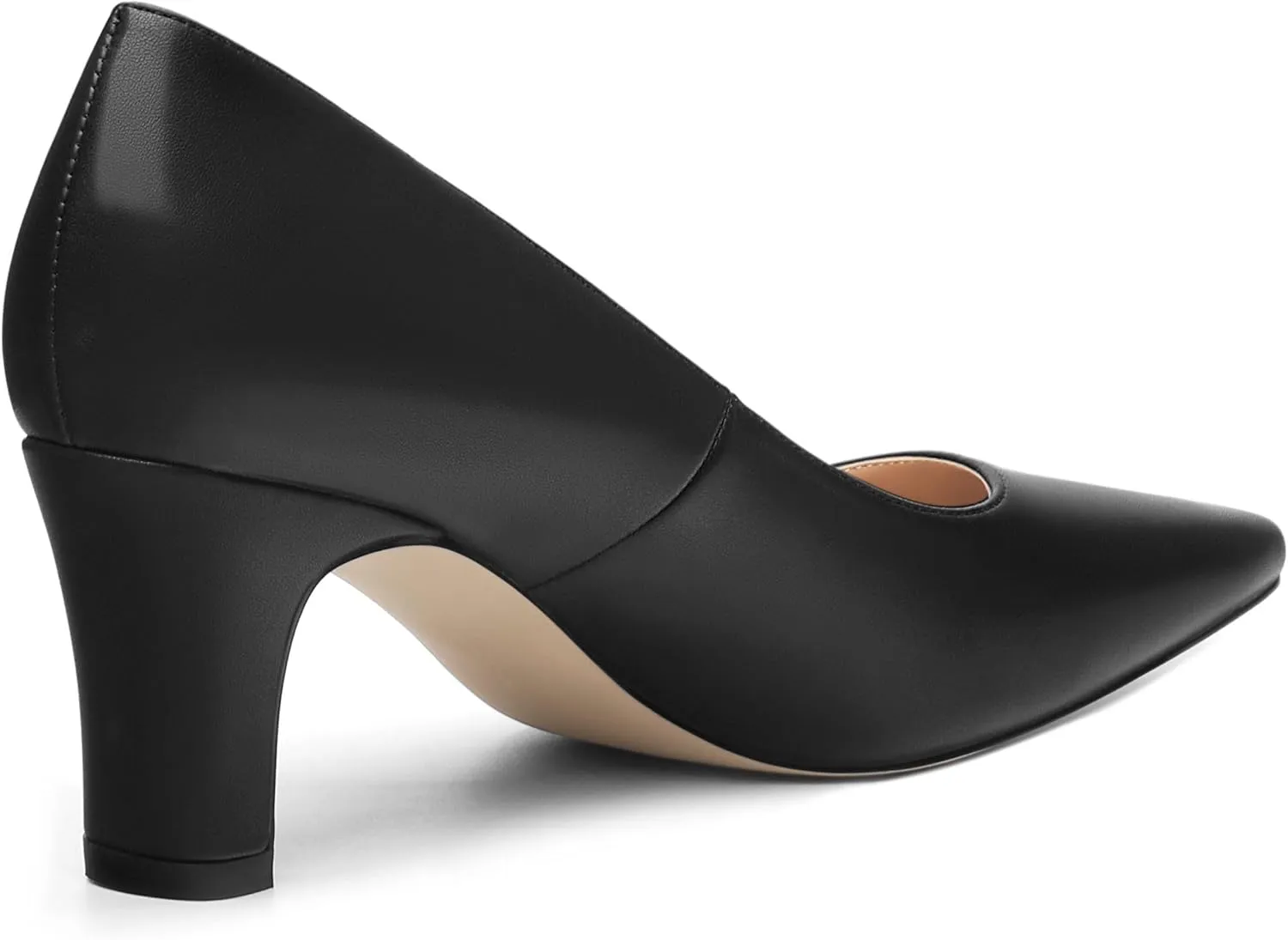 Women's High Heel Closed Toe Dress Shoes Chunky Heel Bridal Wedding Party Pumps Shoes