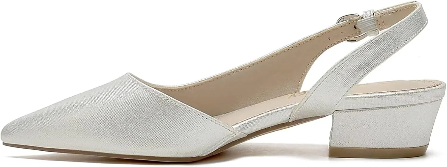 Women's Low Heel Slingback Pumps