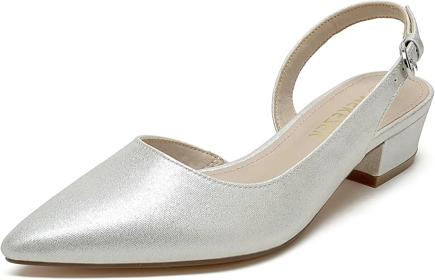 Women's Low Heel Slingback Pumps