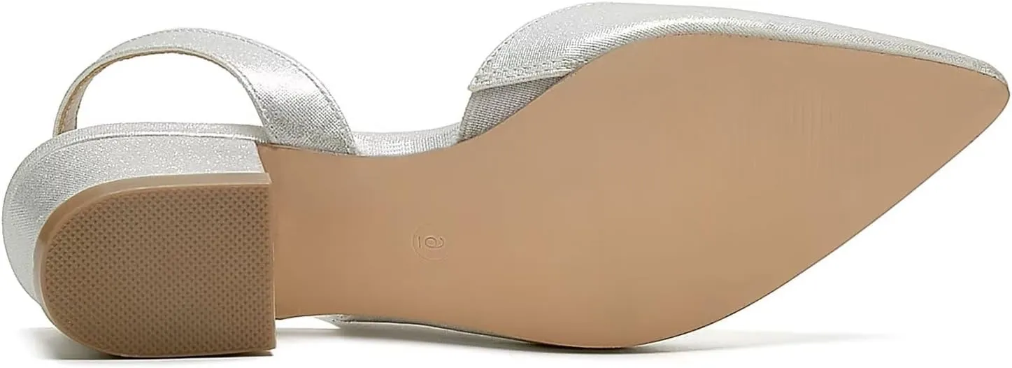 Women's Low Heel Slingback Pumps