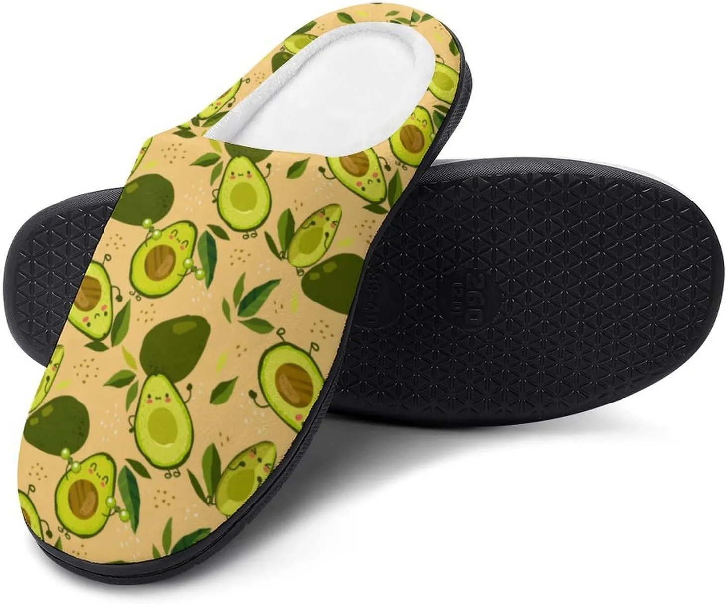 Womens Memory Foam Slippers Slip-On Shoes Mens Halloween Slippers Warm Cotton House Slippers Indoor Outdoor Slippers