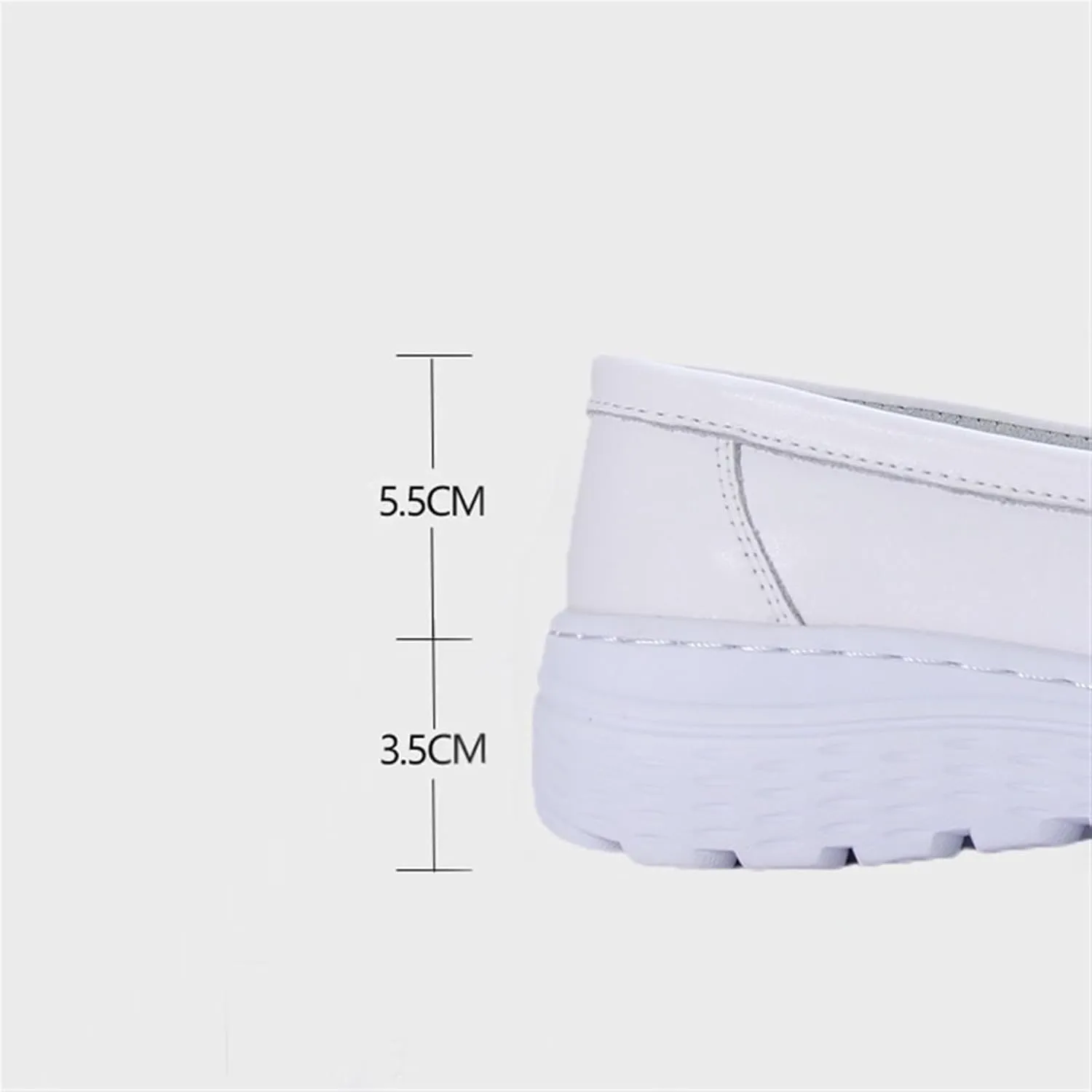 Womens Nurse Shoes On Lightweight White Slip Resistant High Arch Support Healthcare Work Shoes