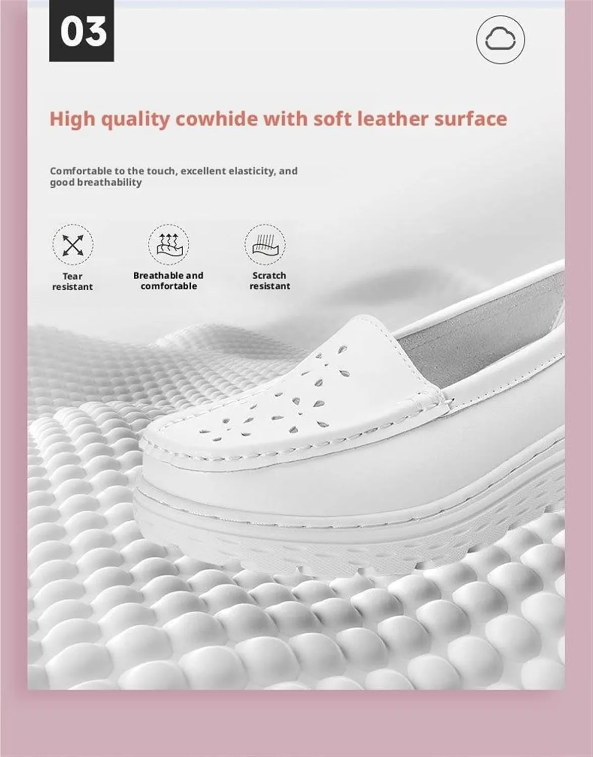 Womens Nurse Shoes On Lightweight White Slip Resistant High Arch Support Healthcare Work Shoes