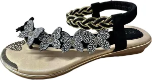 Women's Orthopaedic Shoes, Slippers, Black, Breathable Toe Sandals, Comfortable Leisure Mules, Summer Outdoor Beach Slippers
