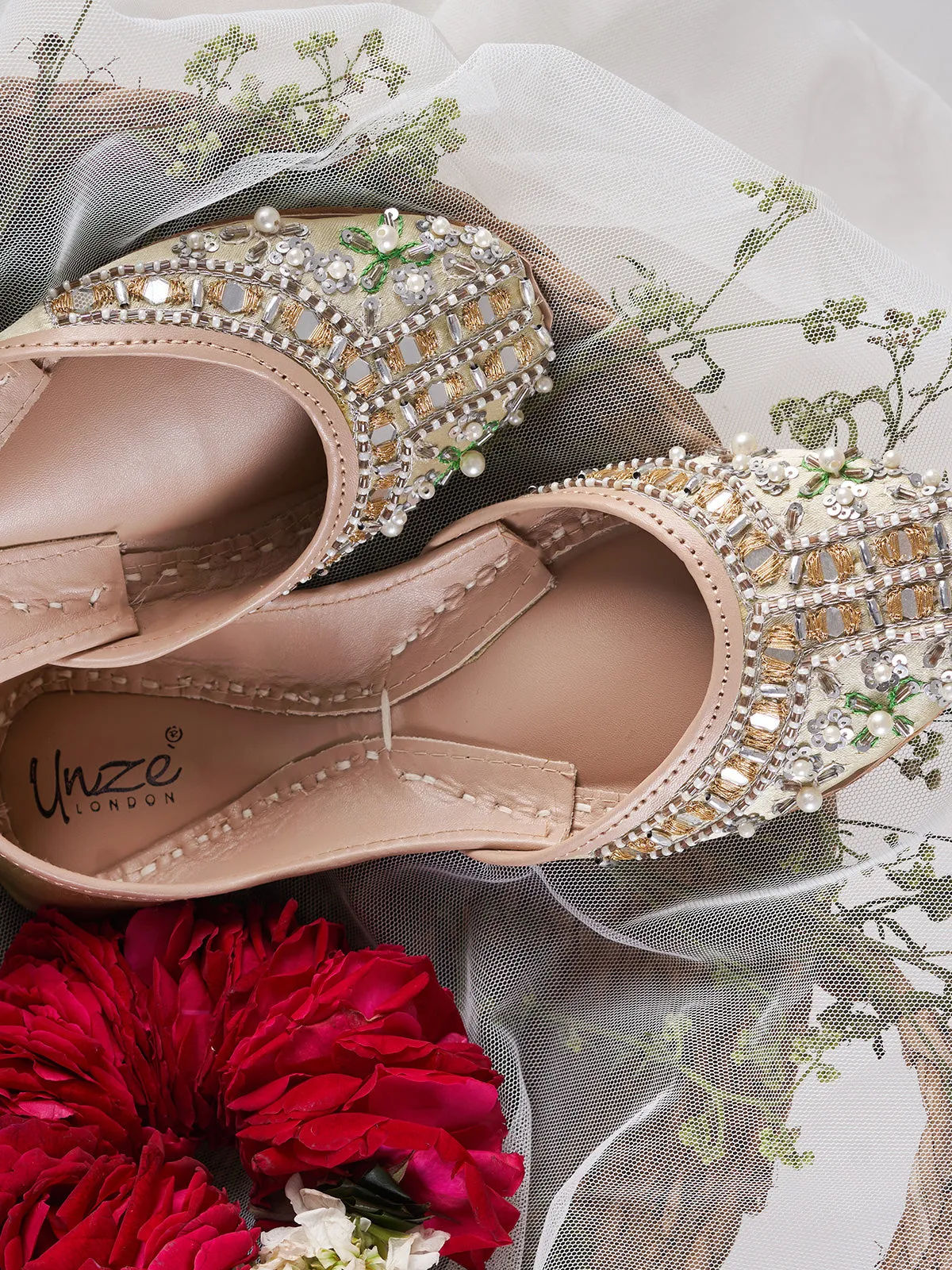Women's "EMELDA" Embellished Stylish Khussa