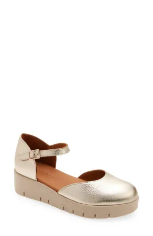 Women's Sandie Platform D'orsay Pump In Platino
