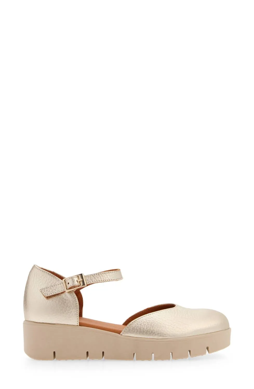 Women's Sandie Platform D'orsay Pump In Platino