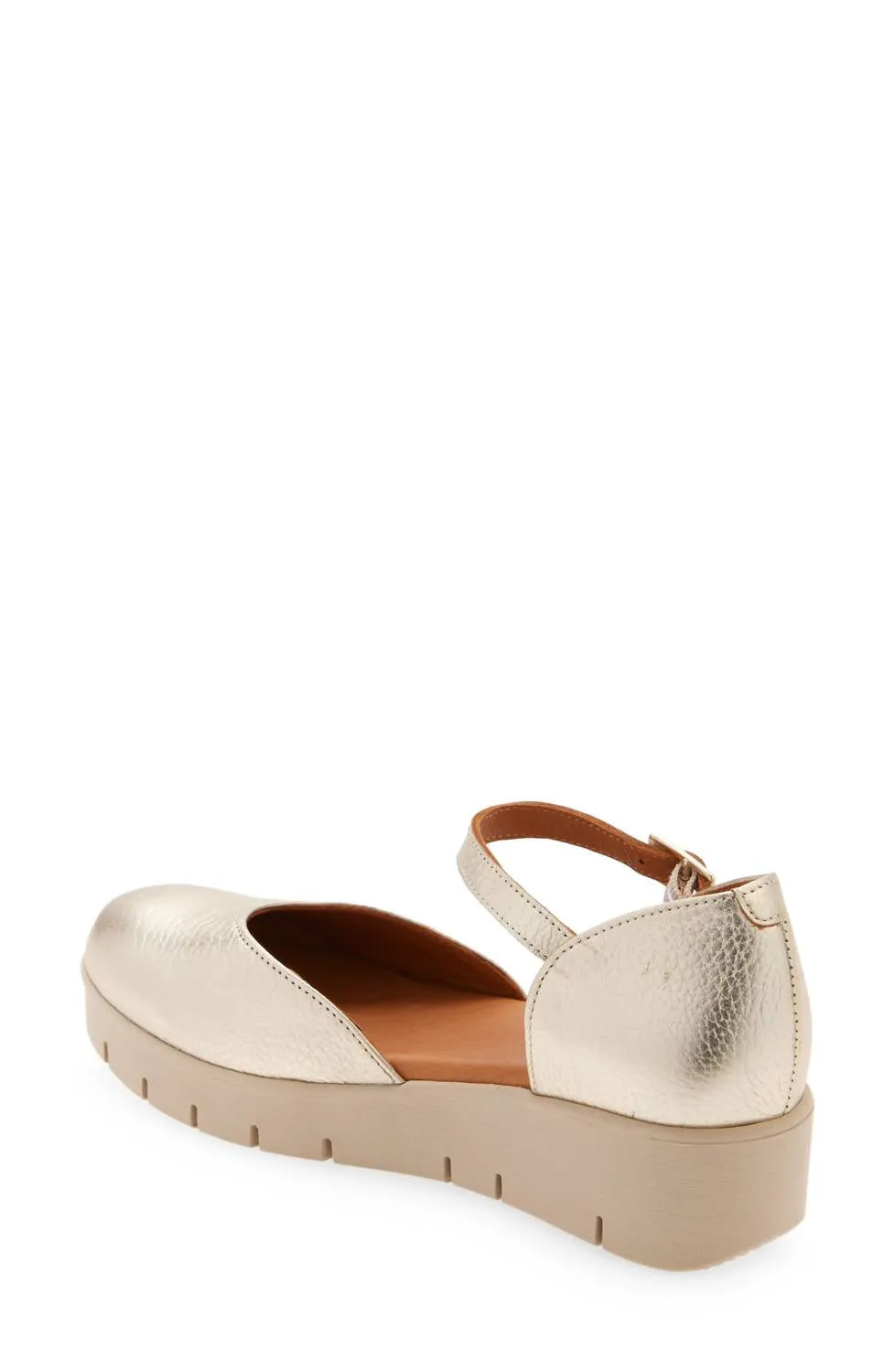 Women's Sandie Platform D'orsay Pump In Platino