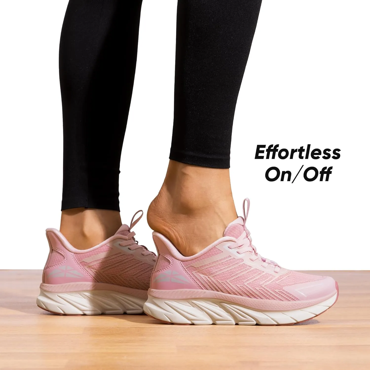 Women's Slip On Walking Shoes Running Comfortable Tennis Breathable Non Slip Athletic Gym Workout Cross Training Fashion Sneakers