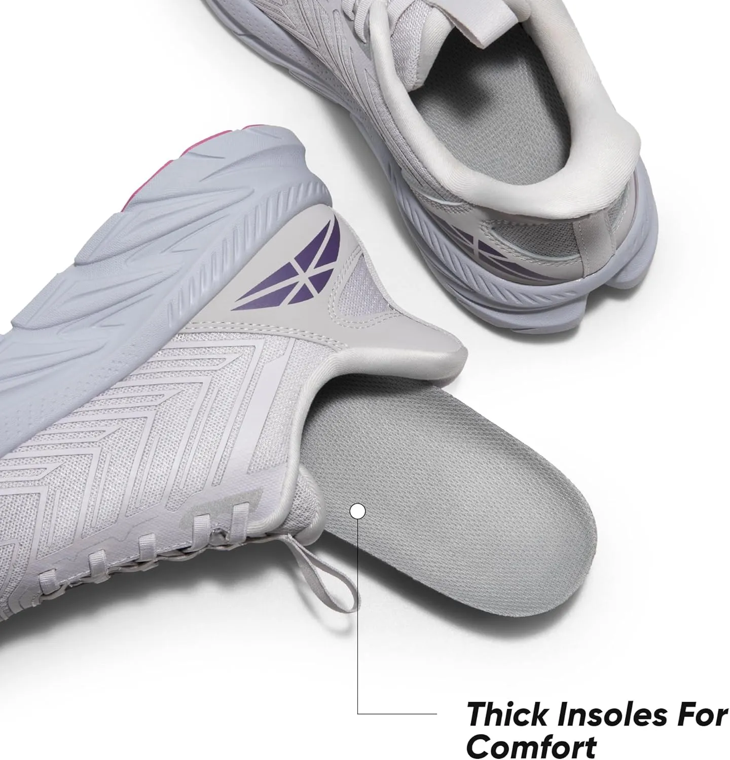 Women's Slip On Walking Shoes Running Comfortable Tennis Breathable Non Slip Athletic Gym Workout Cross Training Fashion Sneakers
